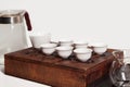 Chinese tea ceremony. Tea Set Royalty Free Stock Photo