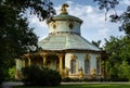 Chinese tea house from 18th century, part of Sanssouci park. Sanssouci is the former summer palace of Frederick the Great, King of Royalty Free Stock Photo