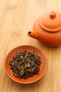 Chinese tea leave Royalty Free Stock Photo
