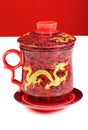 Chinese tea pot Royalty Free Stock Photo