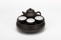 Chinese tea pot set Royalty Free Stock Photo