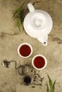 Chinese tea. Pu erh Puerh Tea Cake Royalty Free Stock Photo