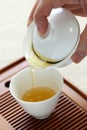 Chinese tea serving Royalty Free Stock Photo