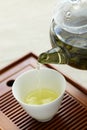 Chinese tea serving Royalty Free Stock Photo