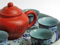 Chinese tea set Royalty Free Stock Photo