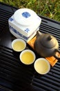 Chinese tea set Royalty Free Stock Photo