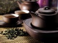 Chinese tea set Royalty Free Stock Photo