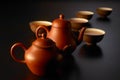 Chinese tea set Royalty Free Stock Photo