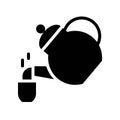 Chinese Tea vector illustration, Beverage solid style icon Royalty Free Stock Photo