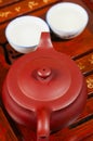 Chinese teapot and cup Royalty Free Stock Photo