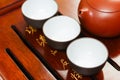 Chinese teapot and cup Royalty Free Stock Photo