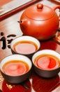 Chinese teapot and cup Royalty Free Stock Photo