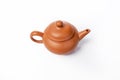 Chinese teapot for tea on a white background