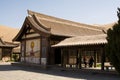 Chinese temple in the desert Royalty Free Stock Photo