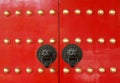 Chinese temple door