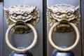 Chinese Temple Door Knobs Royalty Free Stock Photo