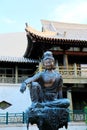 Chinese Temple in Dunhuang Mingsha Mountain Royalty Free Stock Photo