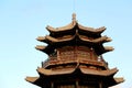 Chinese Temple in Dunhuang Mingsha Mountain Royalty Free Stock Photo