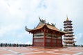 Chinese temple in Genting highland Royalty Free Stock Photo