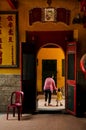 Chinese temple in ho chi minh vietnam Royalty Free Stock Photo