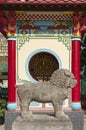 Chinese temple in Hong Kong, China Royalty Free Stock Photo