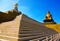 Chinese temple in Kaohsiung, Taiwan. Royalty Free Stock Photo