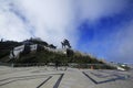 Chinese temple located on fansipan mountian in Vietnam. Royalty Free Stock Photo