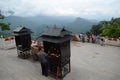 Chinese temple on mount Qincheng