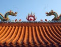 Chinese Temple Roof Royalty Free Stock Photo