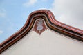 Chinese temple roof design Royalty Free Stock Photo