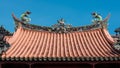 Chinese temple roof Royalty Free Stock Photo