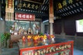 Chinese temple toitei temple earth gods cultural heritage blessings Macau Temples Altar Offerings Macao China Religion Buddhism Royalty Free Stock Photo
