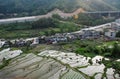 Chinese terrace field