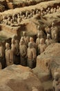 Chinese terracotta warriors Royalty Free Stock Photo