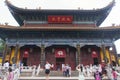 Chinese tourists at Jinshan Temple Zhenjiang