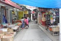 Chinese tourists shop at Lantau Island,Hongkong