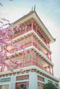 The Chinese tower Royalty Free Stock Photo
