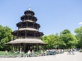 Chinese tower munich Royalty Free Stock Photo