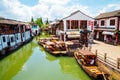 Shanghai Zhujiajiao water town, Chinese traditional village Royalty Free Stock Photo