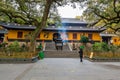 A Chinese traditional Buddha Fayu Temples in the Putuoshan, Zhoushan Islands, a renowned site in Chinese bodhimanda of the