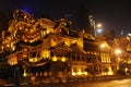 Chinese traditional building at night