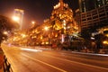 Chinese traditional building at night