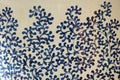 Chinese traditional ceramic flower pattern