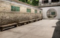 Chinese traditional corridor Royalty Free Stock Photo