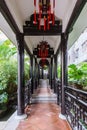 Chinese traditional corridor Royalty Free Stock Photo