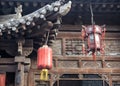 Chinese traditional decoration, architecture and ornaments at Pingyao Ancient City, China Royalty Free Stock Photo