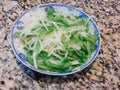 Potato Shred with green pepper