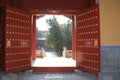 Chinese traditional door Royalty Free Stock Photo