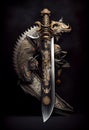 Chinese traditional double sword