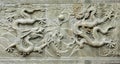 Chinese traditional dragon's relief